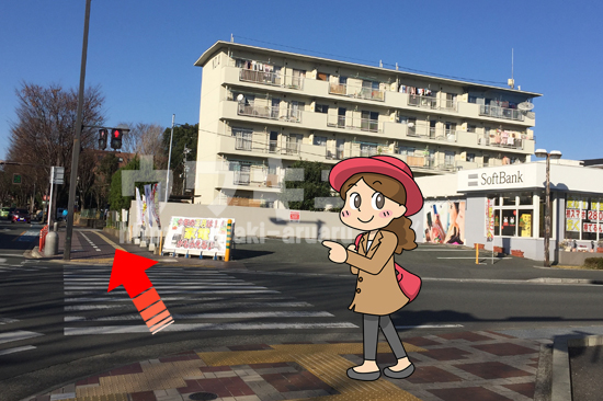 ソフトバンク前交差点