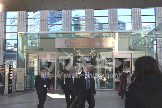 品川イーストワンタワー入り口