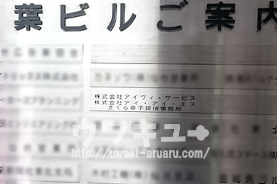 第3青葉ビルテナント案内板