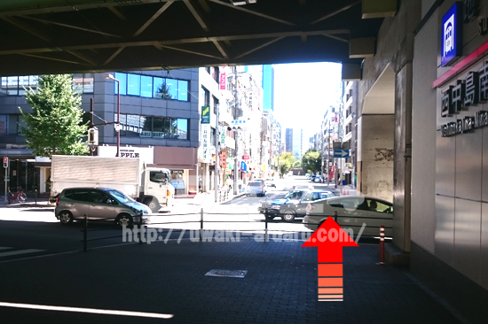 新御堂筋線高架橋の下