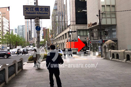 大江橋北詰交差点