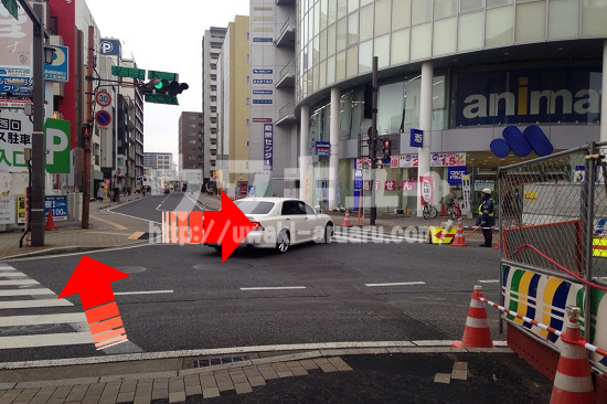 アニメイト高崎店前